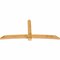 Ekena Millwork Bellingham Rough Sawn Timber Gable Bracket, Western Red Cedar, 108"W x 49"H x 4"D x 6"F, 11/12 Pitch GBW108X49X0406BEL00RWR - alternate 4